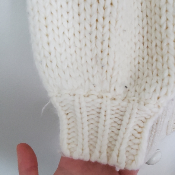 Honey Punch Cream Knit Cardigan - Picture 6 of 13